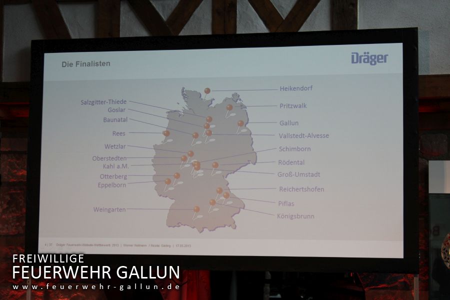 Feuerwehr-Website-Wettbewerb 2013